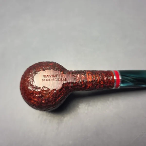 Savinelli 2026 Saint Nicholas 207 KS Rusticated Apple (6mm) (New) - Image 7