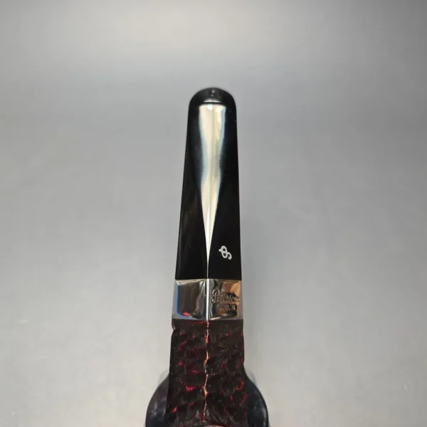 Peterson 2026 Pipe of the Year Rusticated "Large Squat Cad" Bulldog with Silver (New) - Image 7