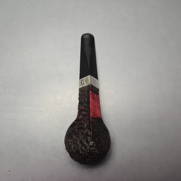 Peterson 2026 Pipe of the Year Rusticated "Large Squat Cad" Bulldog with Silver (New) - Image 9