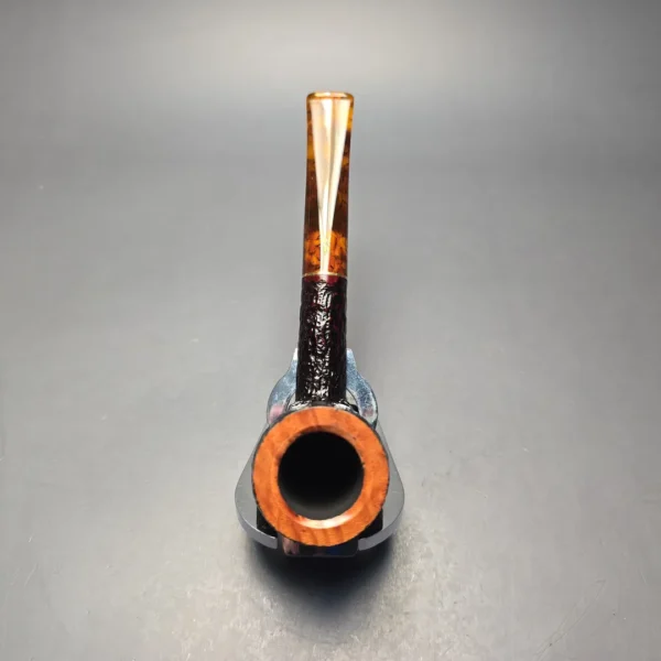 Savinelli Tortuga 111 KS Rusticated Billiard (6mm) (New) - Image 8