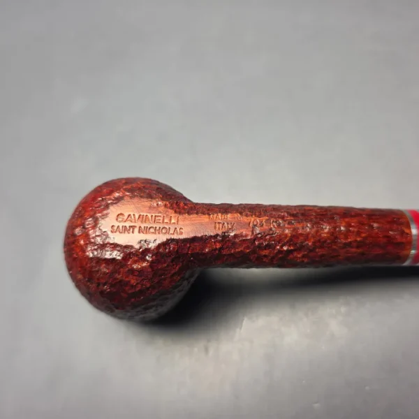 Savinelli 2026 Saint Nicholas 703 KS Rusticated Lovat (6mm) (New) - Image 8