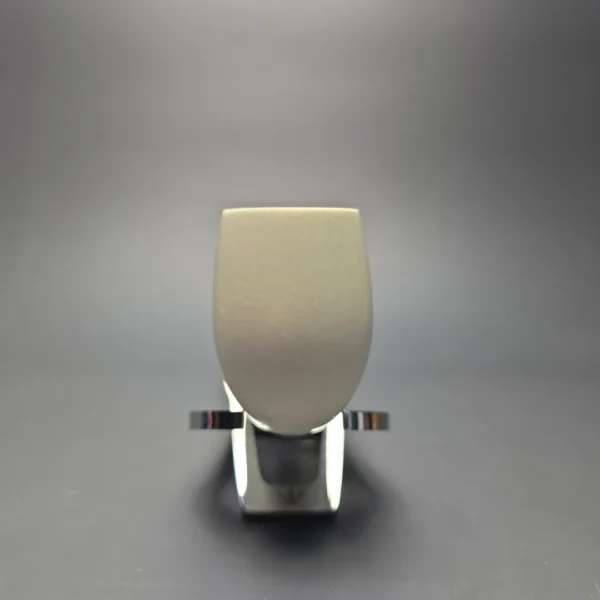 Unknown Reverse Calabash Translucent Meerschaum Billiard with Silver (Unsmoked Estate) - Image 3