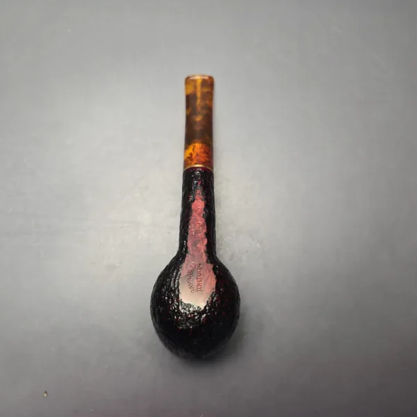 Savinelli Tortuga 111 KS Rusticated Billiard (6mm) (New) - Image 9