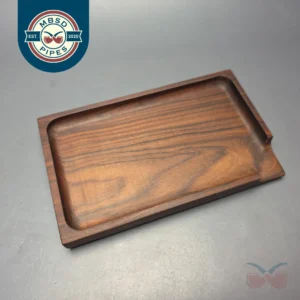 BGWoodworx Small Walnut Wood Tobacco Tray (New)