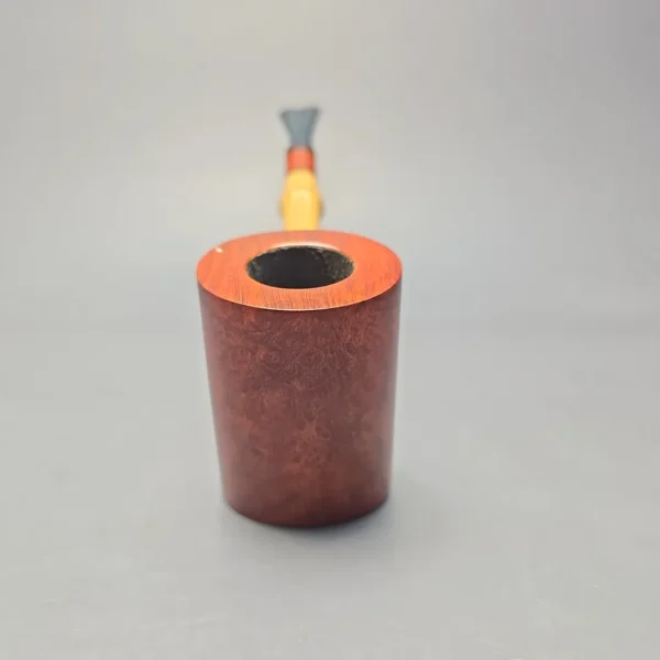 Bjarne Nielsen Signature Grade (B) Smooth Poker with Bamboo and Briar (Unsmoked Estate) - Image 3