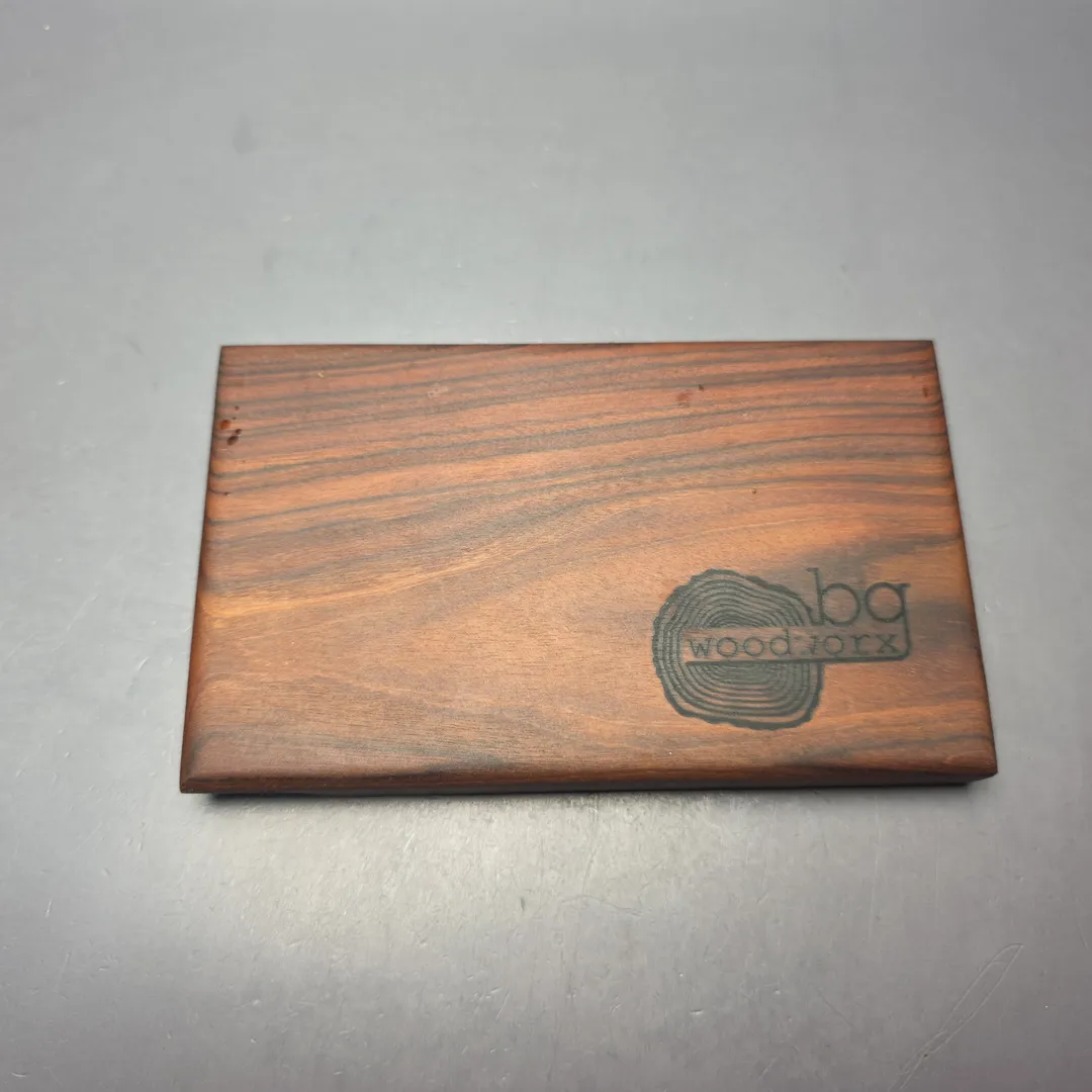 BGWoodworx Small Walnut Wood Tobacco Tray (New) - Image 2
