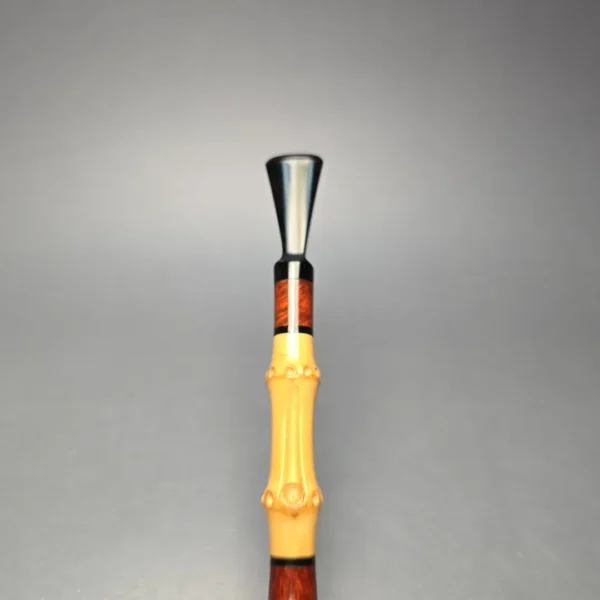 Bjarne Nielsen Signature Grade (B) Smooth Poker with Bamboo and Briar (Unsmoked Estate) - Image 7