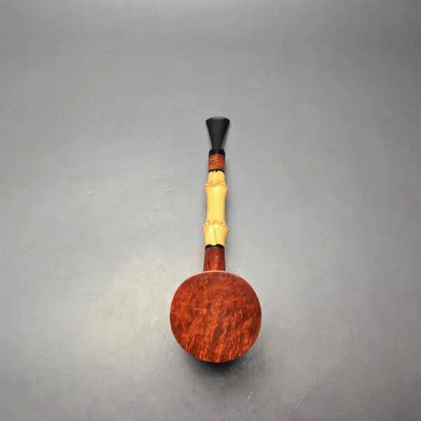 Bjarne Nielsen Signature Grade (B) Smooth Poker with Bamboo and Briar (Unsmoked Estate) - Image 9