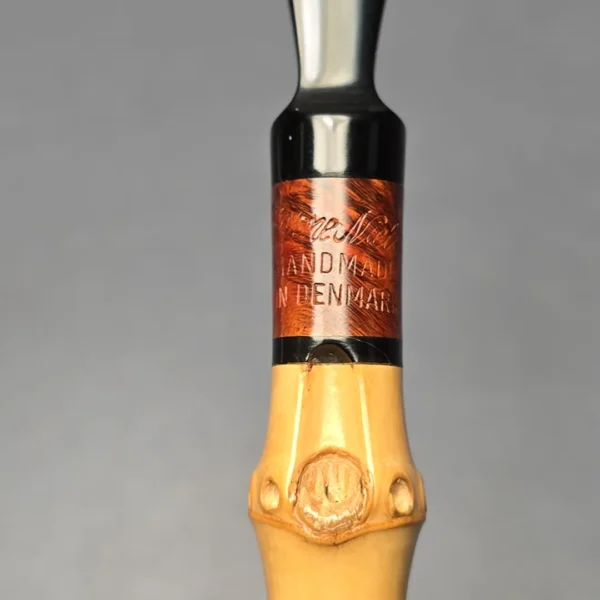 Bjarne Nielsen Signature Grade (B) Smooth Poker with Bamboo and Briar (Unsmoked Estate) - Image 10