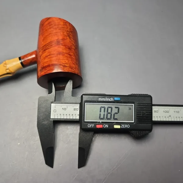 Bjarne Nielsen Signature Grade (B) Smooth Poker with Bamboo and Briar (Unsmoked Estate) - Image 12