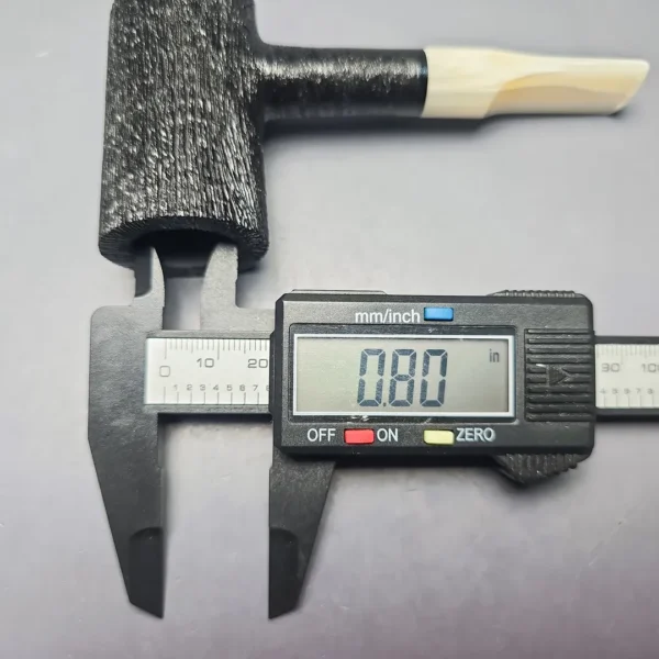 BriarWorks Classic C71 Wire Rusticated Poker (New) - Image 11