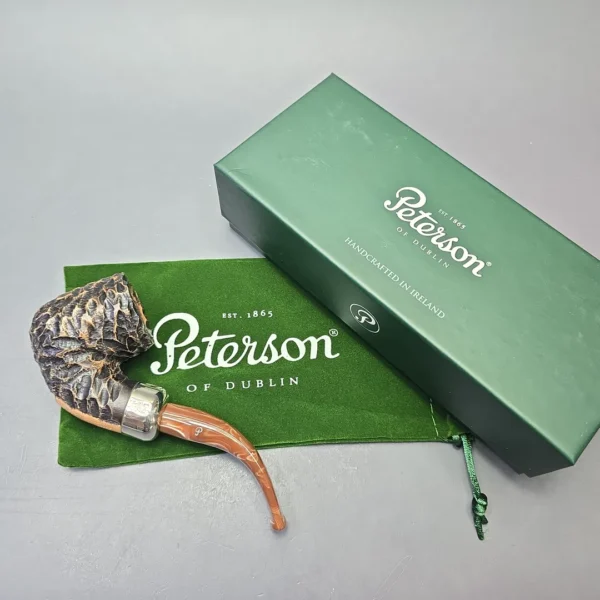Peterson Derry 01 Rusticated Bent Pot (New) - Image 14