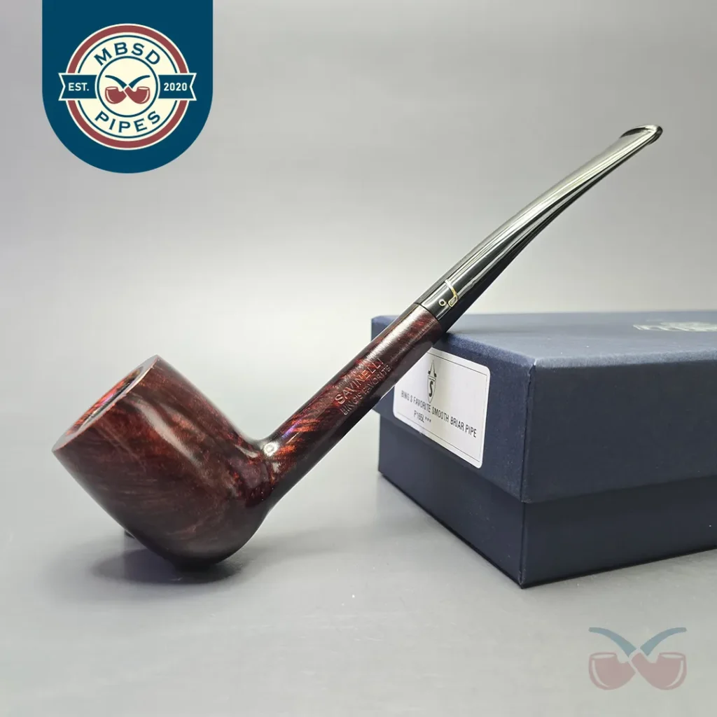 Savinelli Bing's Favorite Smooth Billiard (6mm) (New)