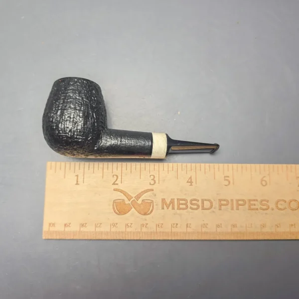Abe Herbaugh Partially Sandblasted Billiard with Horn (Estate) - Image 12