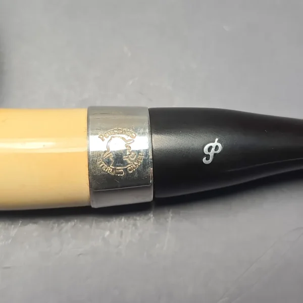 Peterson Meerschaum Sherlock Holmes Deerstalker with Silver (Estate) - Image 12