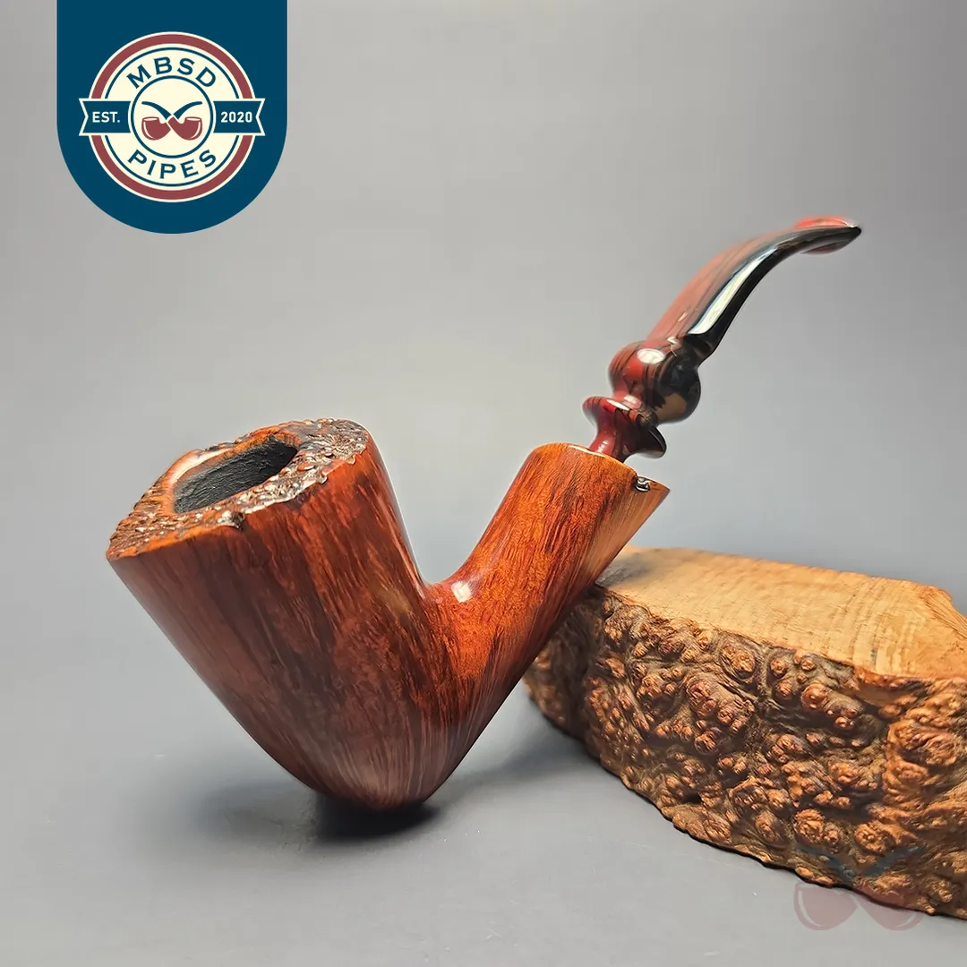 Bjarne Smooth Freehand Estate Briar Pipe, Danish Estates