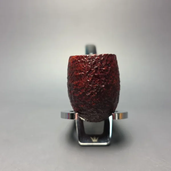 Savinelli 2026 Saint Nicholas 606 KS Rusticated Bent Billiard (6mm) (New) - Image 4