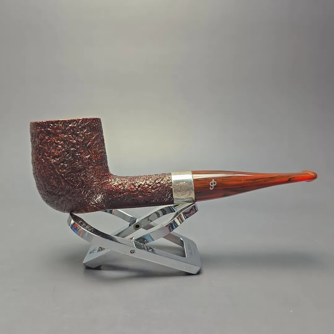 Peterson Irish Harp 107 Sandblasted Billiard with Silver (New) - Image 2