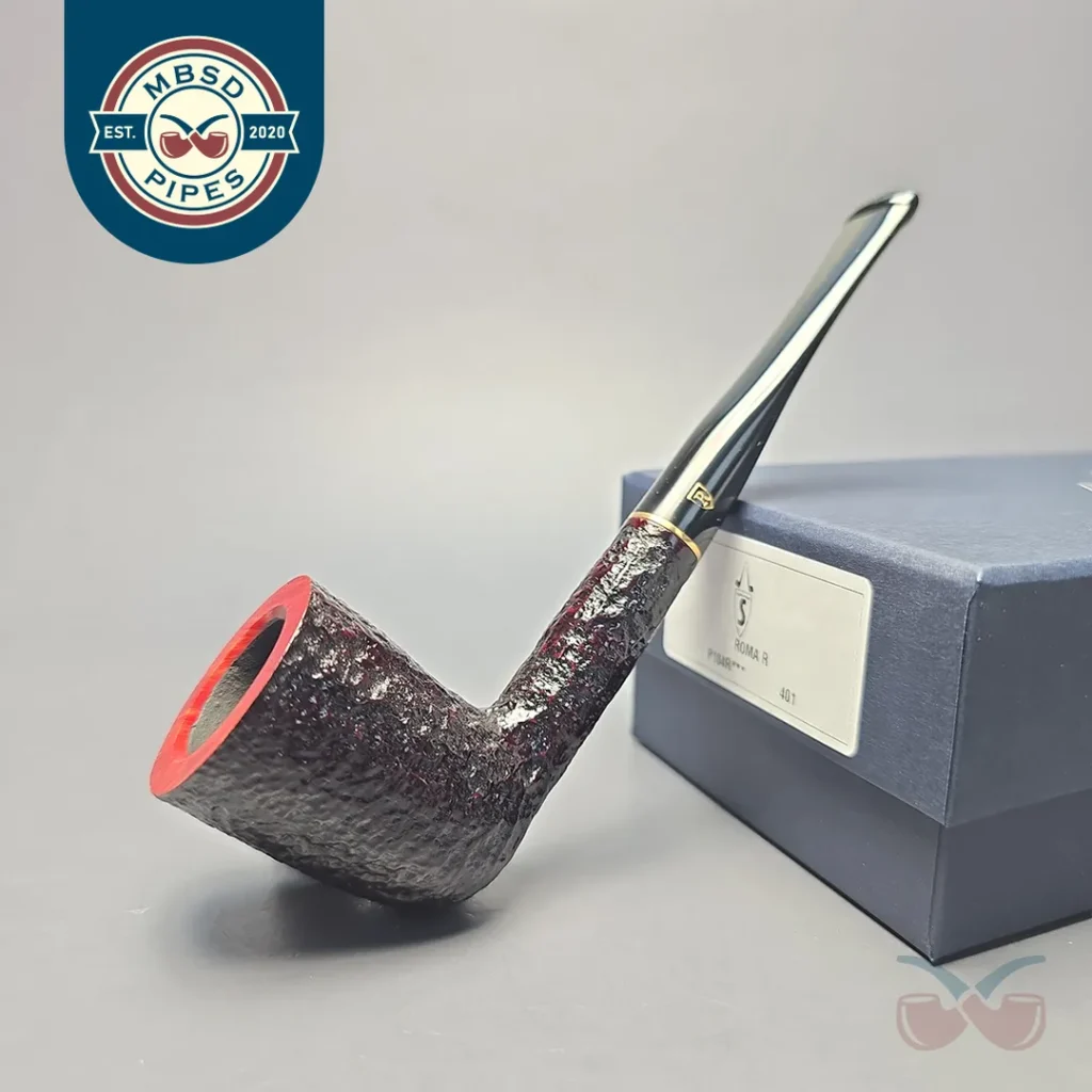 Savinelli Roma 401 Partially Rusticated Dublin (6mm) (New)
