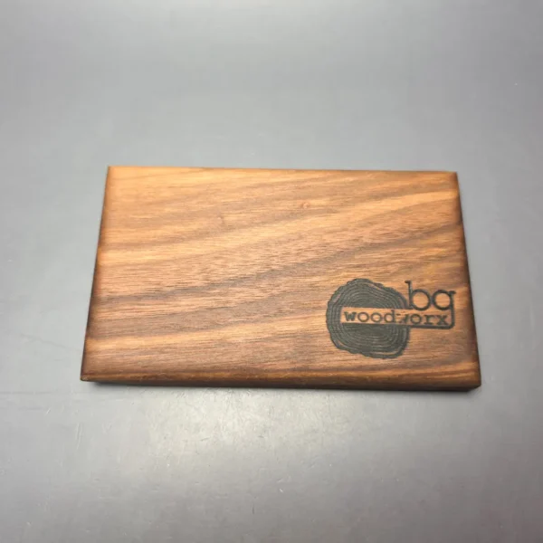 BGWoodworx Small Walnut Wood Tobacco Tray (New) - Image 4