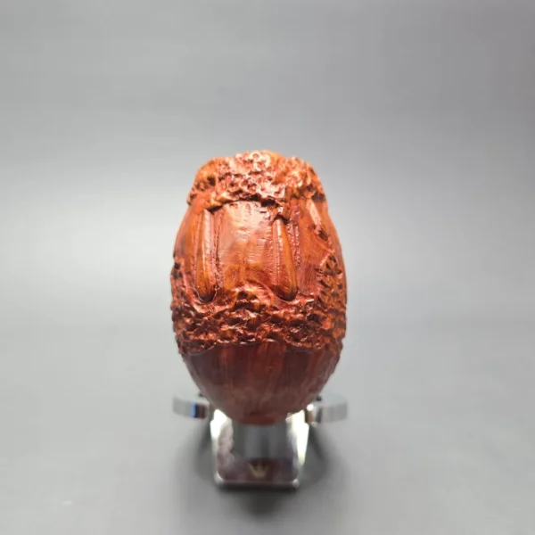 Ser Jacopo (Pre-1997) Rowlette Delecta Wax Drip Bent Egg with Horn and Silver (Estate) - Image 3