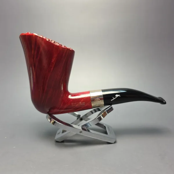 Savinelli Autograph (5) Smooth Stack Dublin with Silver (6mm) (Unsmoked Estate) - Image 3