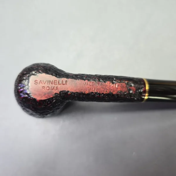 Savinelli Roma 401 Partially Rusticated Dublin (6mm) (New) - Image 10