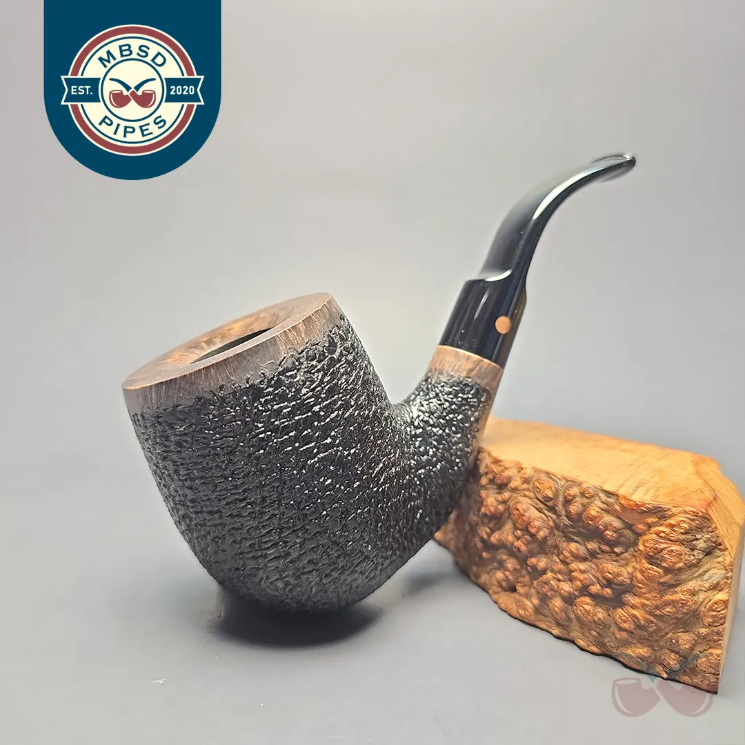 Moretti (δδδ) Partially Rusticated Pocket Magnum Bent Billiard (Estate)