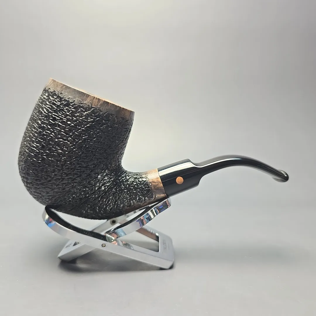 Moretti (δδδ) Partially Rusticated Pocket Magnum Bent Billiard (Estate) - Image 2