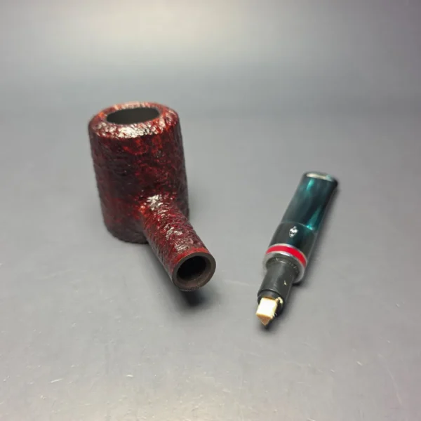 Savinelli 2026 Saint Nicholas 310 KS Rusticated Poker (6mm) (New) - Image 11
