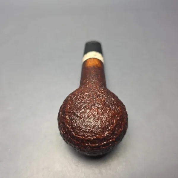 Abe Herbaugh Sandblasted Squat Tomato Sitter with Musk Ox Horn (Estate) - Image 9