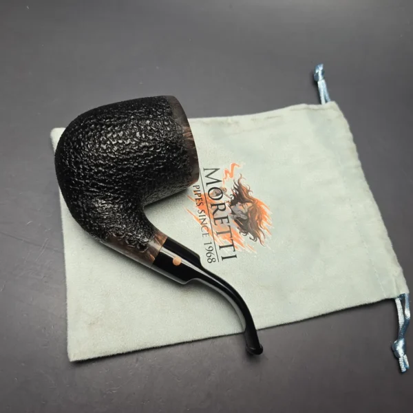 Moretti (δδδ) Partially Rusticated Pocket Magnum Bent Billiard (Estate) - Image 14
