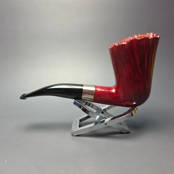 Savinelli Autograph (5) Smooth Stack Dublin with Silver (6mm) (Unsmoked Estate) - Image 5
