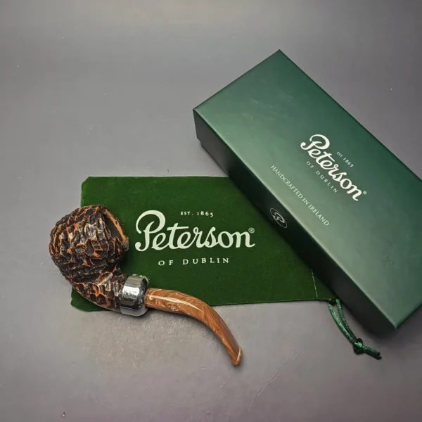 Peterson Derry XL02 Rusticated Bent Apple (New) - Image 14