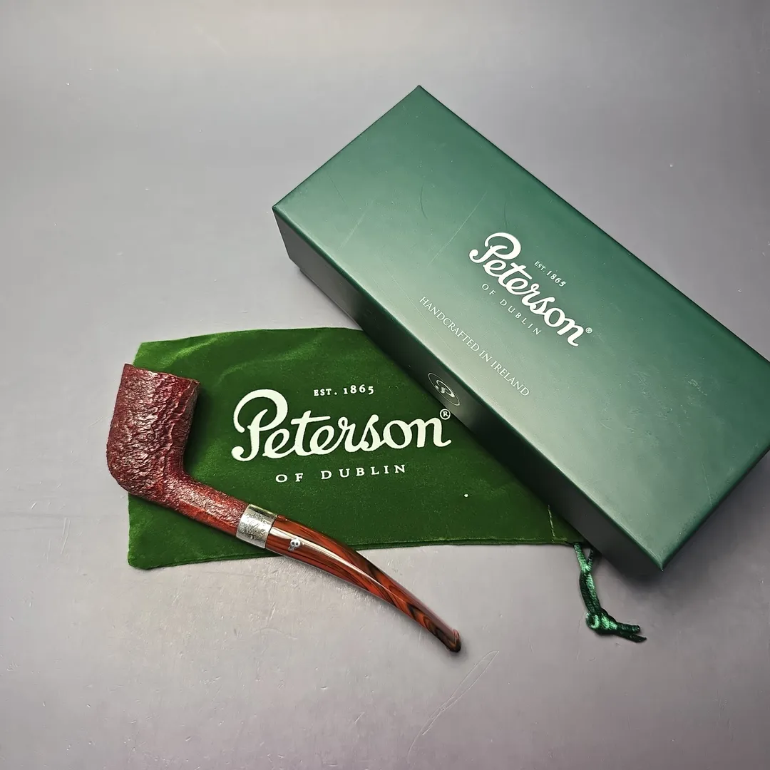 Peterson Irish Harp 124 Sandblasted Cutty with Silver (New) - Image 2