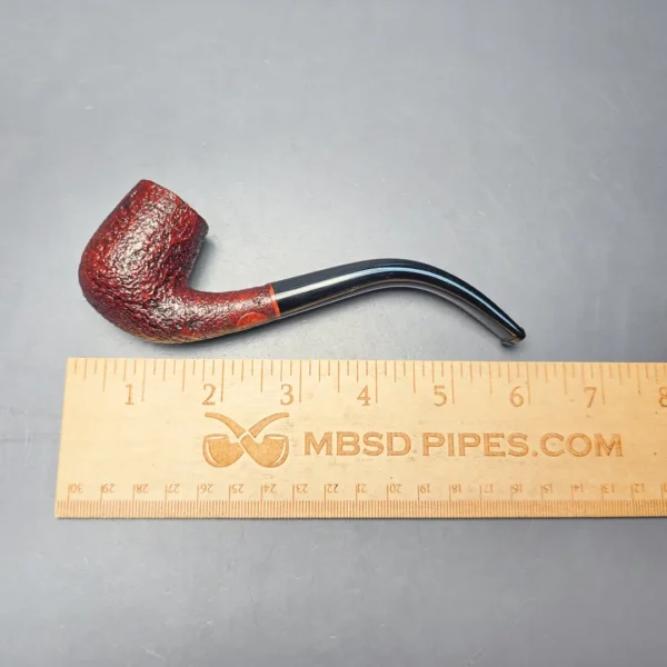 BriarWorks Classic C13 Crimson Sandblasted Bent Billiard (New) - Image 12