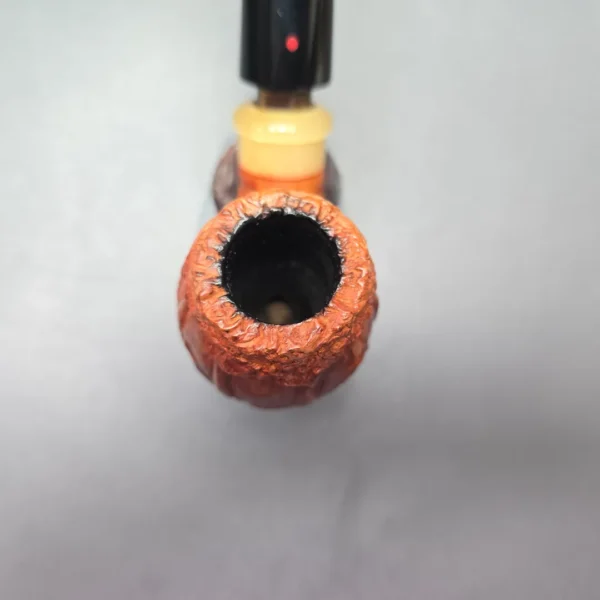 Ser Jacopo (Pre-1997) Rowlette Delecta Wax Drip Bent Egg with Horn and Silver (Estate) - Image 7