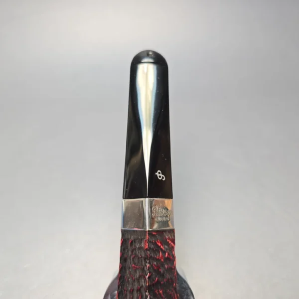 Peterson 2026 Pipe of the Year Rusticated "Large Squat Cad" Bulldog with Silver (New) - Image 7