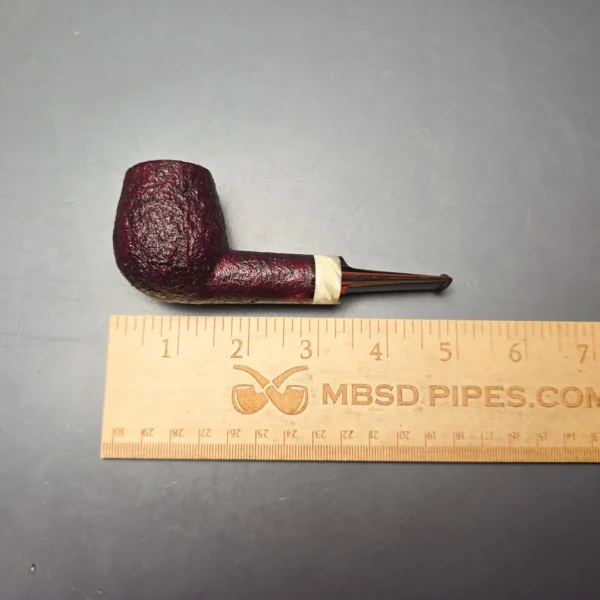 Abe Herbaugh Sandblasted Billiard with Musk Ox Horn (Estate) - Image 12