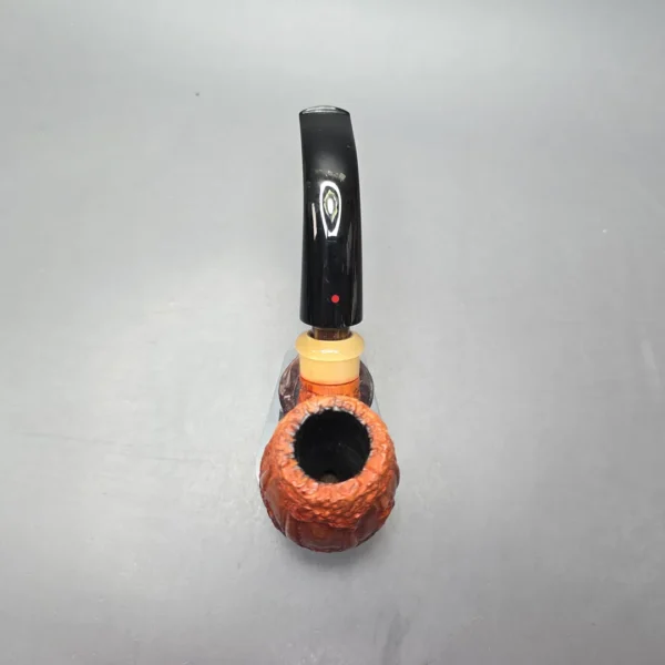 Ser Jacopo (Pre-1997) Rowlette Delecta Wax Drip Bent Egg with Horn and Silver (Estate) - Image 9