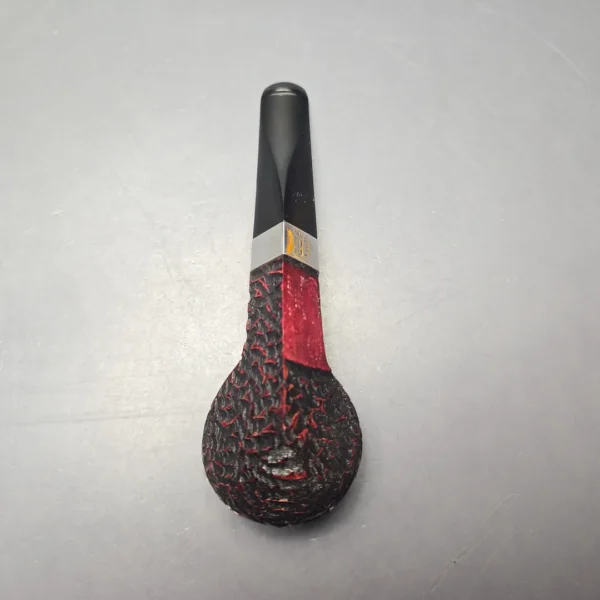 Peterson 2026 Pipe of the Year Rusticated "Large Squat Cad" Bulldog with Silver (New) - Image 9