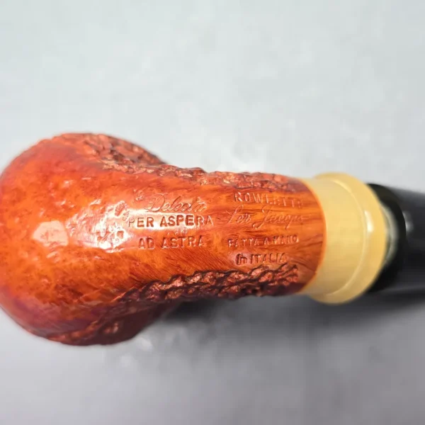 Ser Jacopo (Pre-1997) Rowlette Delecta Wax Drip Bent Egg with Horn and Silver (Estate) - Image 11