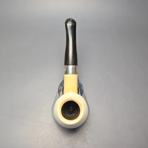 Peterson Meerschaum Sherlock Holmes Deerstalker with Silver (Estate) - Image 10