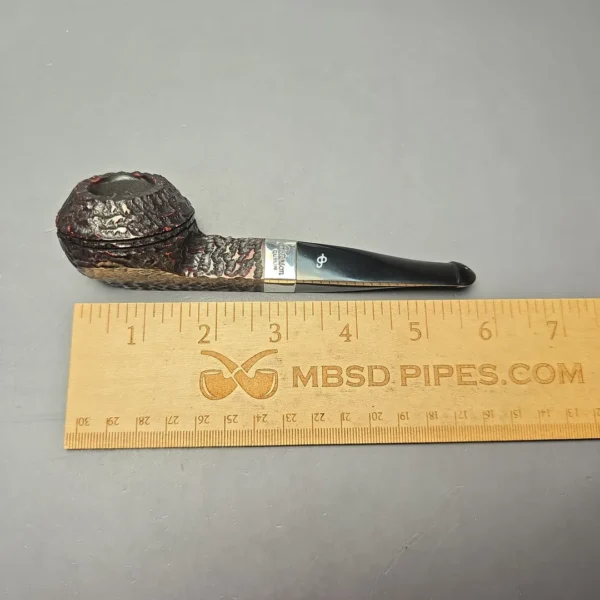 Peterson 2026 Pipe of the Year Rusticated "Large Squat Cad" Bulldog with Silver (New) - Image 11