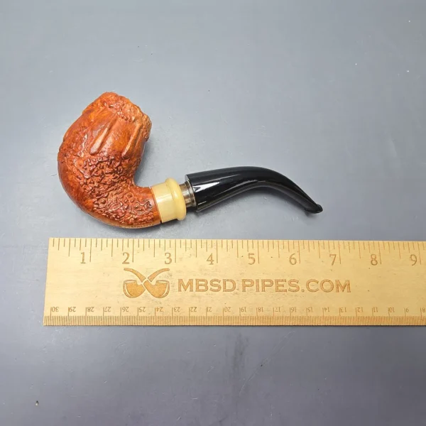 Ser Jacopo (Pre-1997) Rowlette Delecta Wax Drip Bent Egg with Horn and Silver (Estate) - Image 12