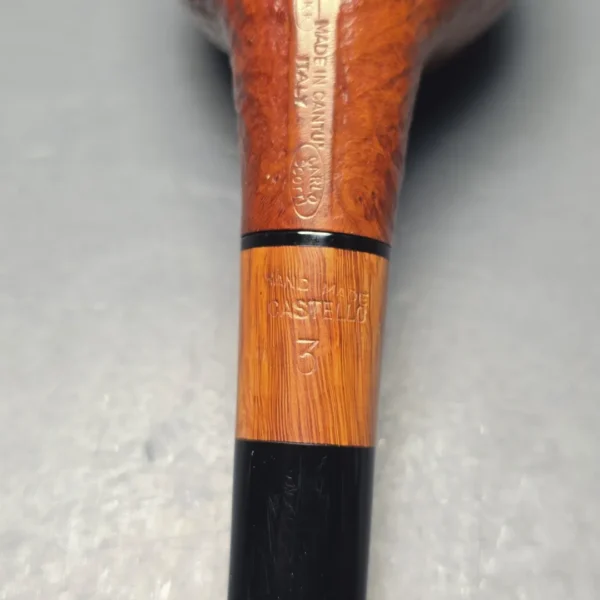 Castello Old Antiquari (3K) Sandblasted Author with Briar Inlay (Estate) - Image 10
