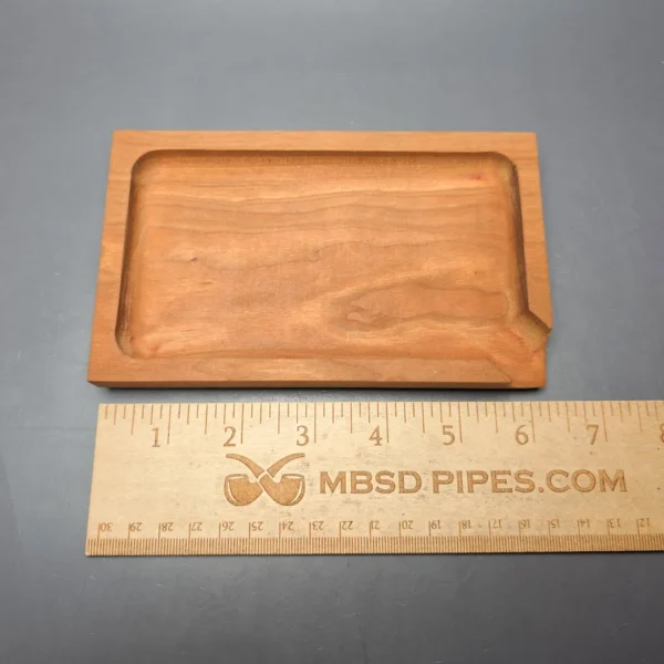 BGWoodworx Small Cherry Wood Tobacco Tray (New) - Image 4