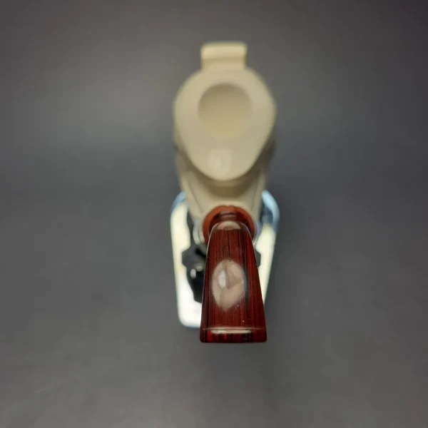 MBSD Meerschaum Premier (by Emre Bay) Smooth Wave with Cumberland and Briar-Mortise (New) - Image 6