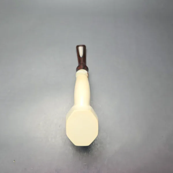 Fikri Baki Large Paneled Cherrywood Sitter with Acrylic and Cumberland (Estate) - Image 8
