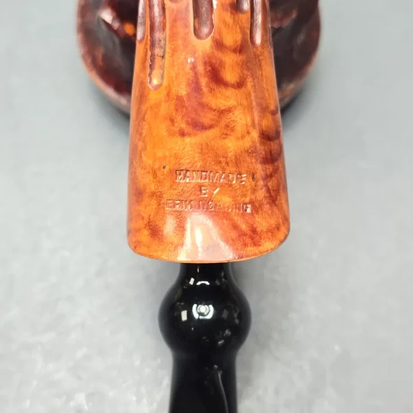 Nording Spruce Cone Partially Rusticated Freehand Estate Briar Pipe, Unsmoked - Image 10